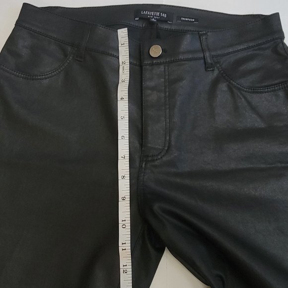 Lafayette 148 New York Thompson Waxed Denim Jeans - Picture 16 of 16